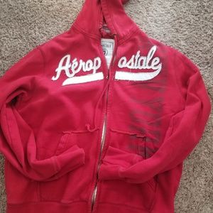 Mens Aeropostle xl red sweatshirt